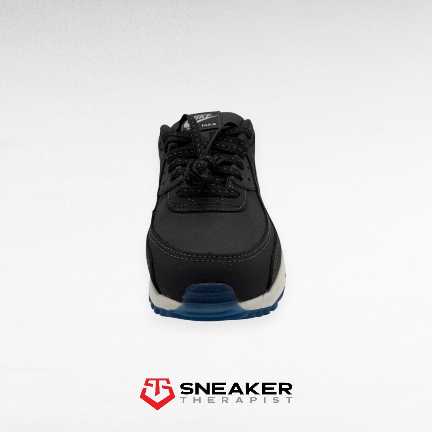Nike Air Max 90 'Reflective Swoosh - Anthracite Industrial Blue' SKU: FV0381-001