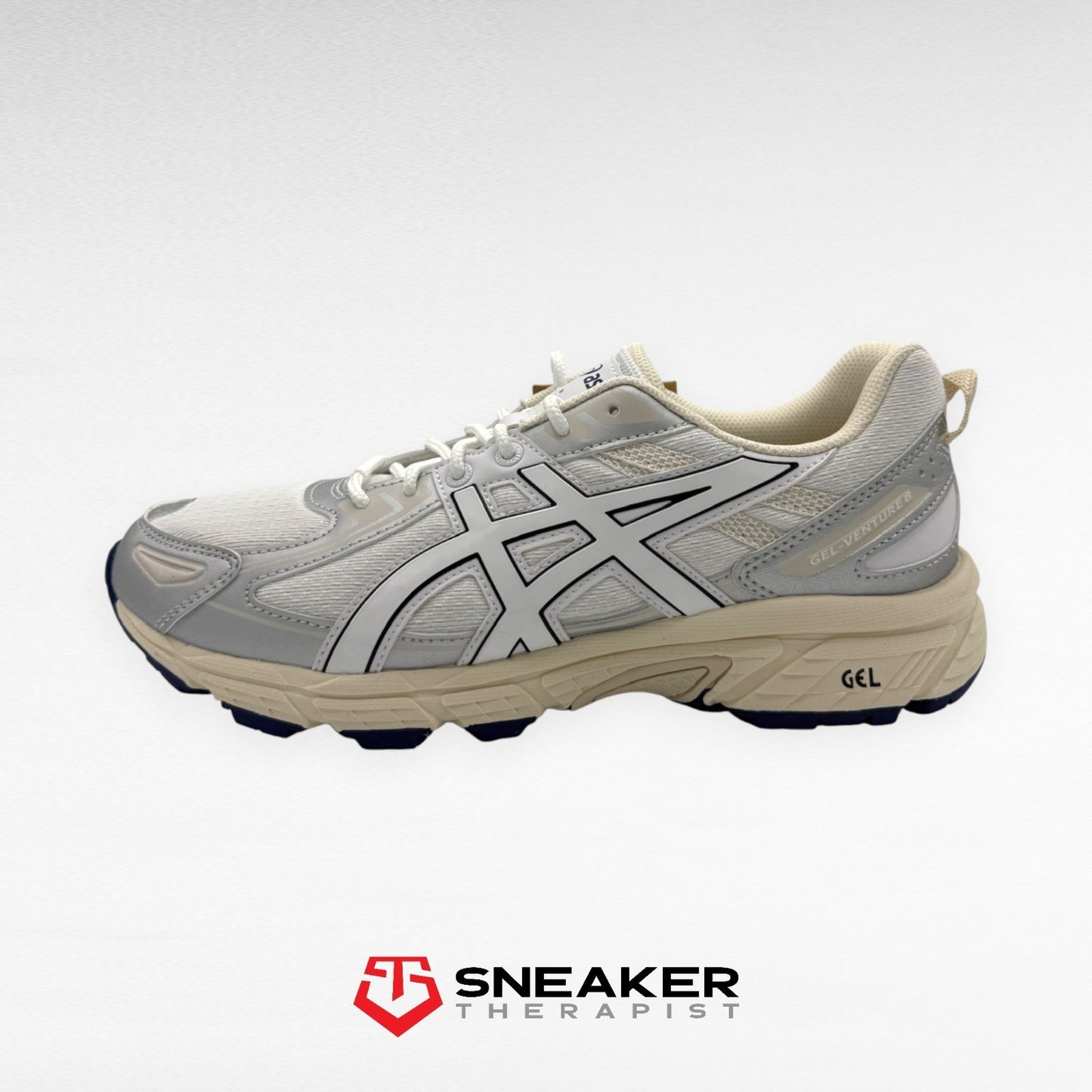 Asics Gel Venture 6 'White Silver Navy' - 1203A407-100 - Größe 42 | 43.5 | 44.5