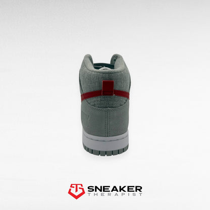 Nike Dunk High SE 'Athletic Club - Light Smoke Grey Gym Red' SKU: DJ6152-001