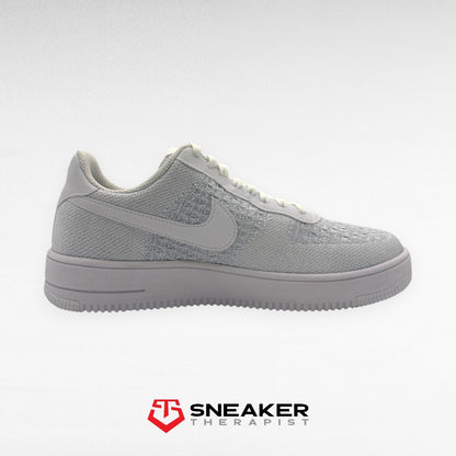 Nike Air Force 1 Flyknit Low 2.0 'Pure Platinum' SKU: AV3042-100 Refurbished