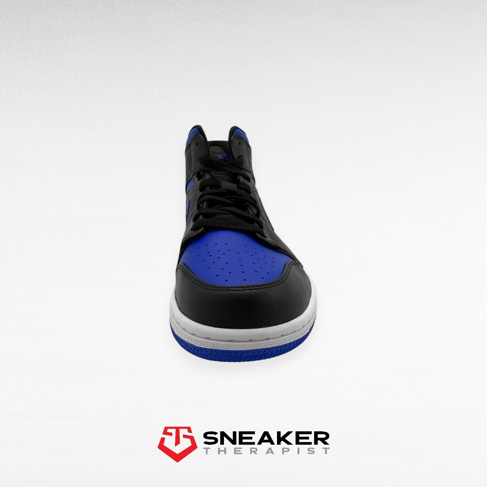 Nike Air Jordan 1 Mid 'Black Hyper Royal' SKU: 554724-068 Gr. 40.5 | 44 | 44.5