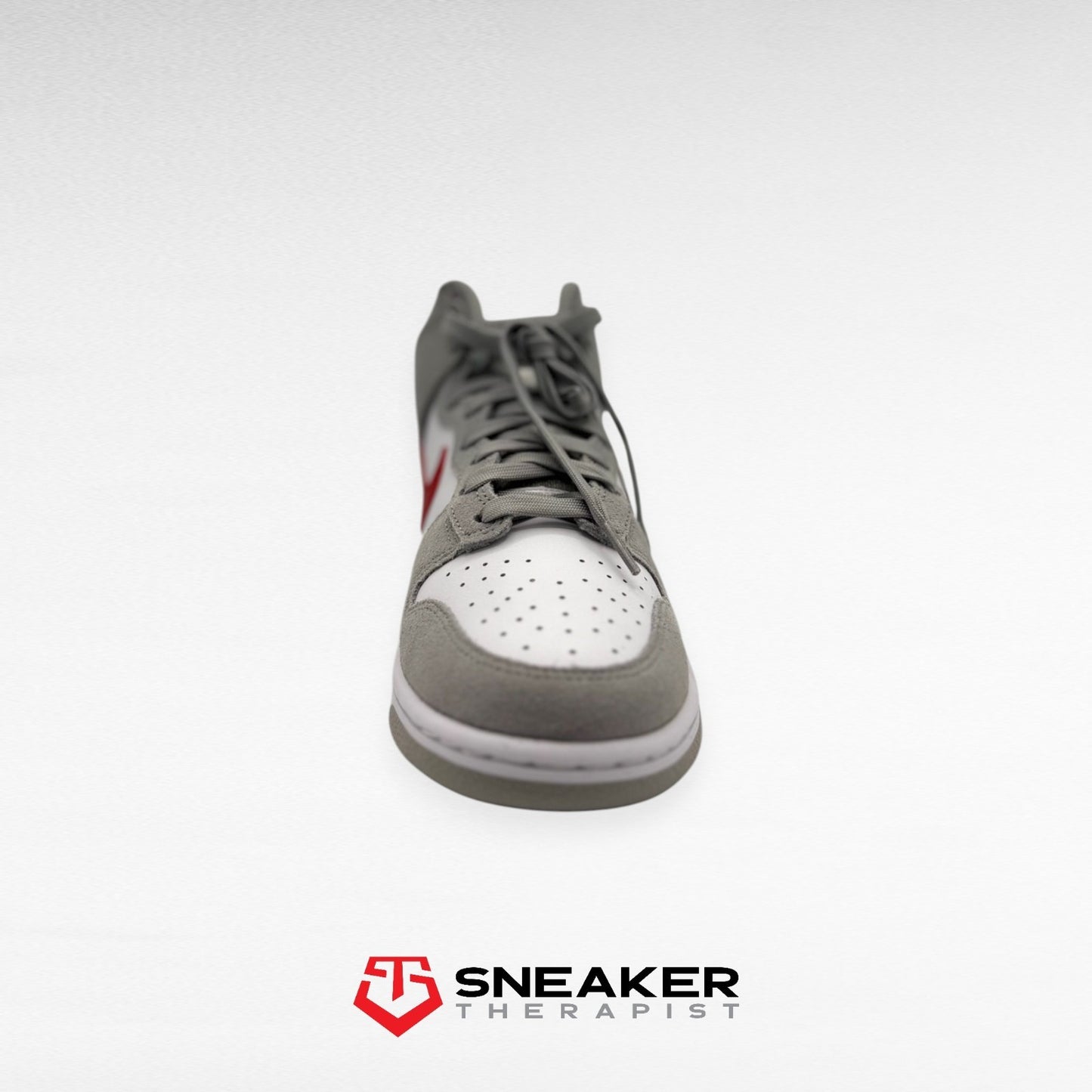 Nike Dunk High SE 'Athletic Club - Light Smoke Grey Gym Red' SKU: DJ6152-001