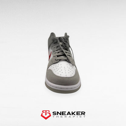 Nike Dunk High SE 'Athletic Club - Light Smoke Grey Gym Red' SKU: DJ6152-001