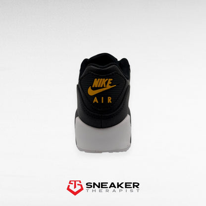 Nike Air Max 90 'Spray Paint Swoosh - Black Gold Orange' FJ4229-001 38.5 & 39