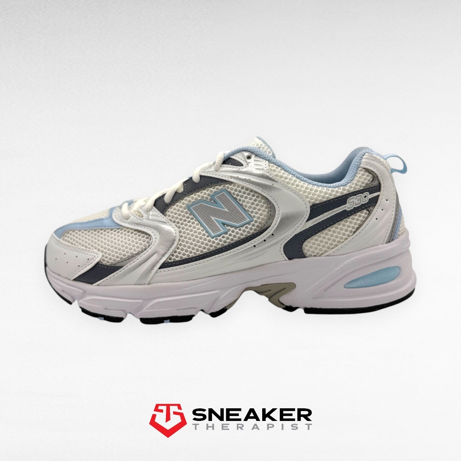 New Balance 530 'White Light Chrome Blue' SKU: MR530RA