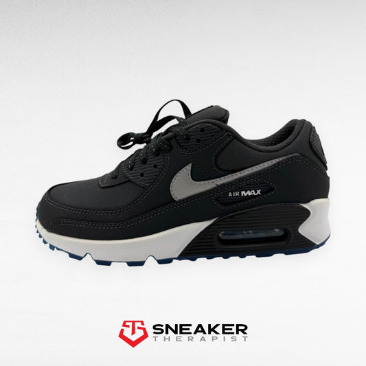 Nike Air Max 90 'Reflective Swoosh - Anthracite Industrial Blue' SKU: FV0381-001