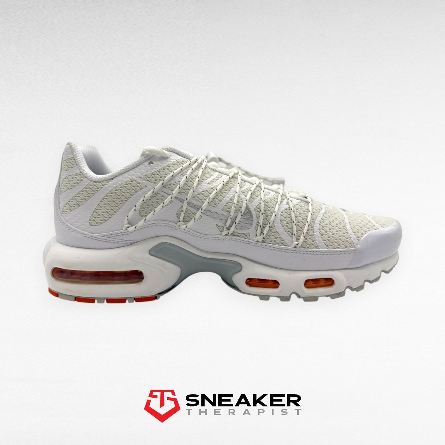 Nike Air Max Plus Utility 'White Safety Orange' SKU: FJ4232-100 all sizes 