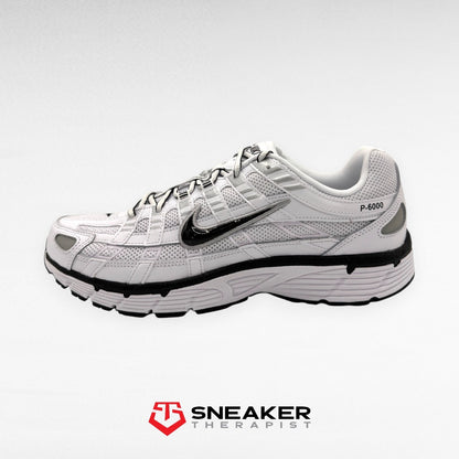 Nike P-6000 'White Metallic Silver Black' CD6404-107 Gr. 40.5 & 44.5