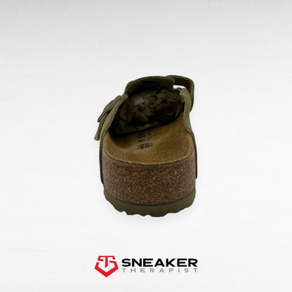 Birkenstock Boston Suede Leather 'Faded Khaki' - 1025788 - Größe  46