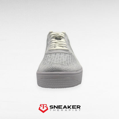 Nike Air Force 1 Flyknit Low 2.0 'Pure Platinum' SKU: AV3042-100 Refurbished