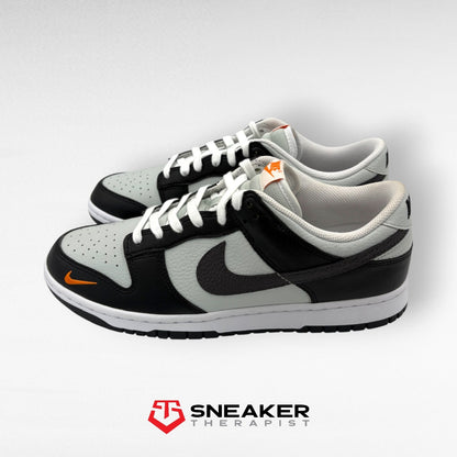 Nike Dunk Low 'Mini Swoosh - Black Total Orange' SKU: FN7808-001 all sizes